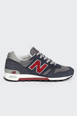 1300 "Made in USA" Sneakers, black/grey/red (M1300BG)